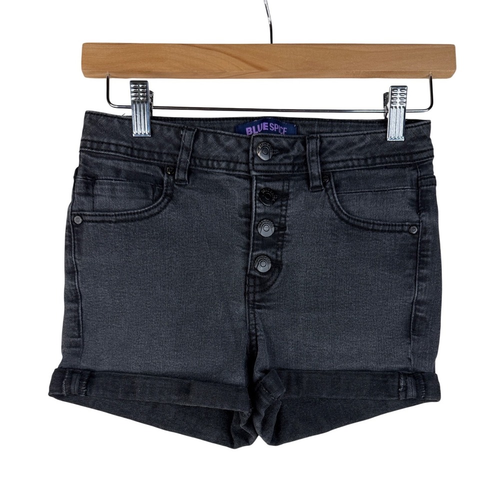 Blue Spice Button Fly Shorts size 3 Black‎